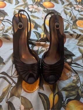 Cause & Effect Black Strappy High Heels – Women's Size 8.5